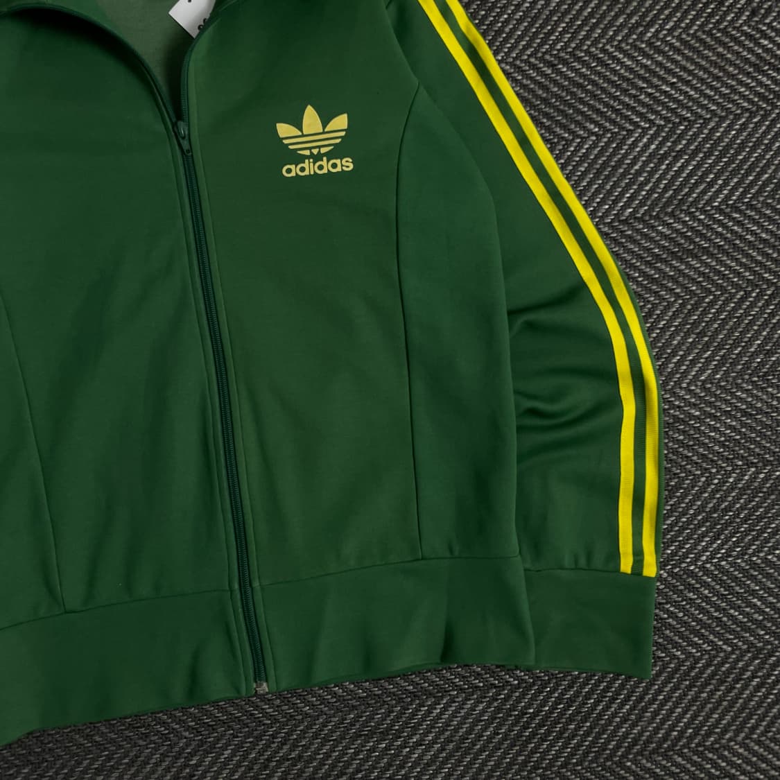 아디다스 올드스쿨 트레포일 트랙탑 져지 그린o 3333 상품이미지2