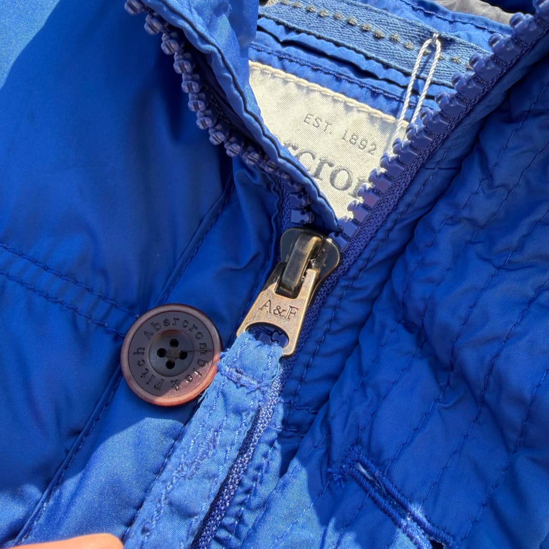 아베크롬비 빈티지 구스다운 베스트패딩 M 상품이미지6