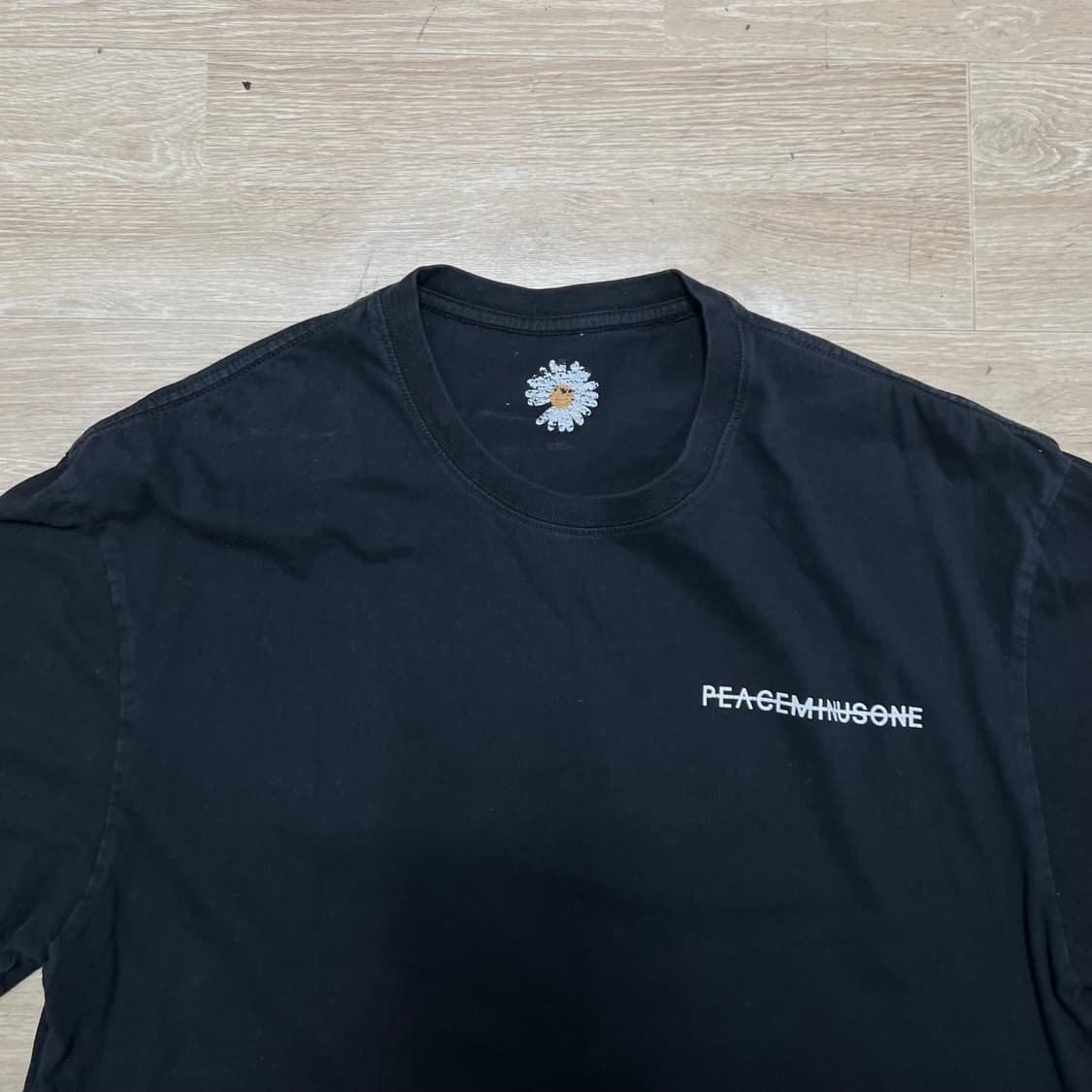 피스마이너스원 피마원 데이지 빅로고 반팔 티셔츠 [블랙] 2XL/110 상품이미지2