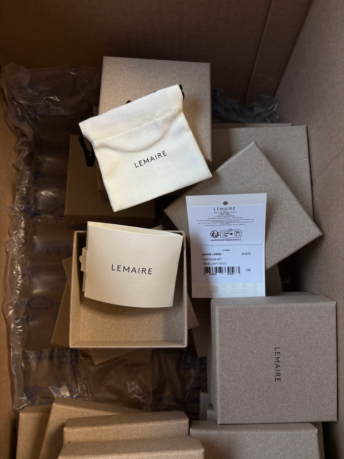 (Lemaire) 르메르 귀걸이 4개 세트 상품이미지3