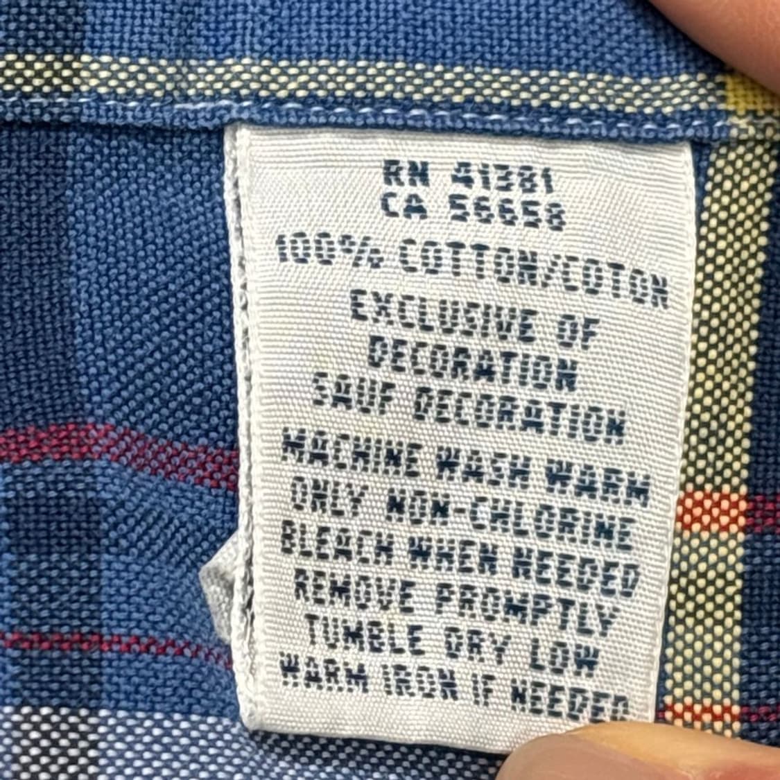 POLO BY RALPH LAUREN 옥스퍼드 체크셔츠 XL 상품이미지6