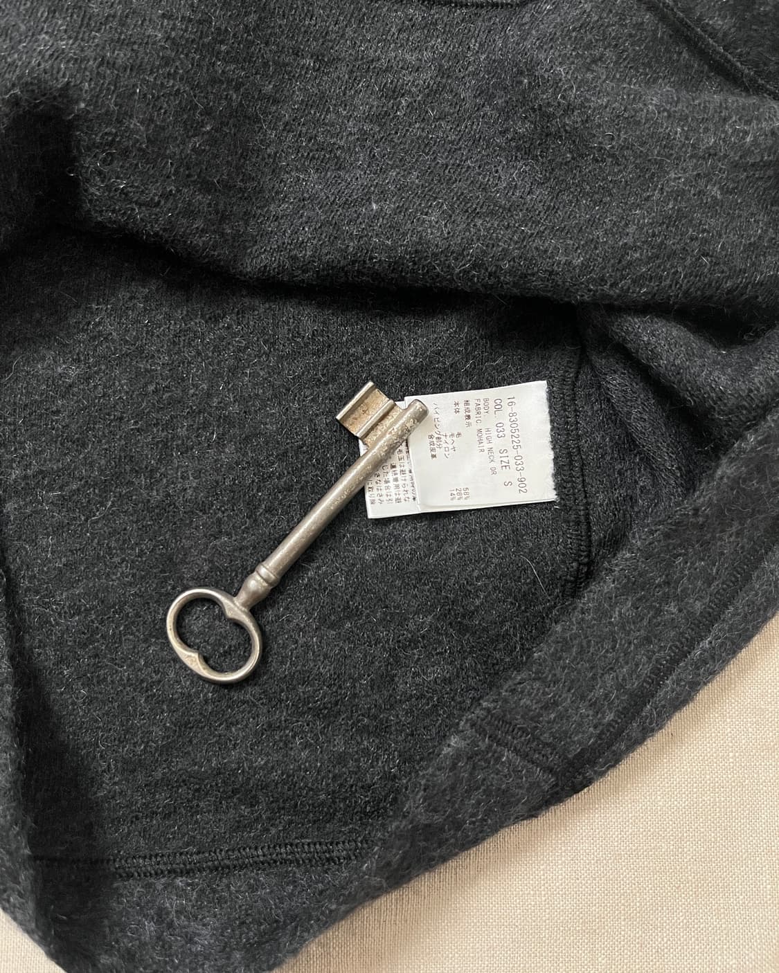 헬무트랭 하이넥 모헤어 비대칭 원피스 helmut lang 드레스 상품이미지8