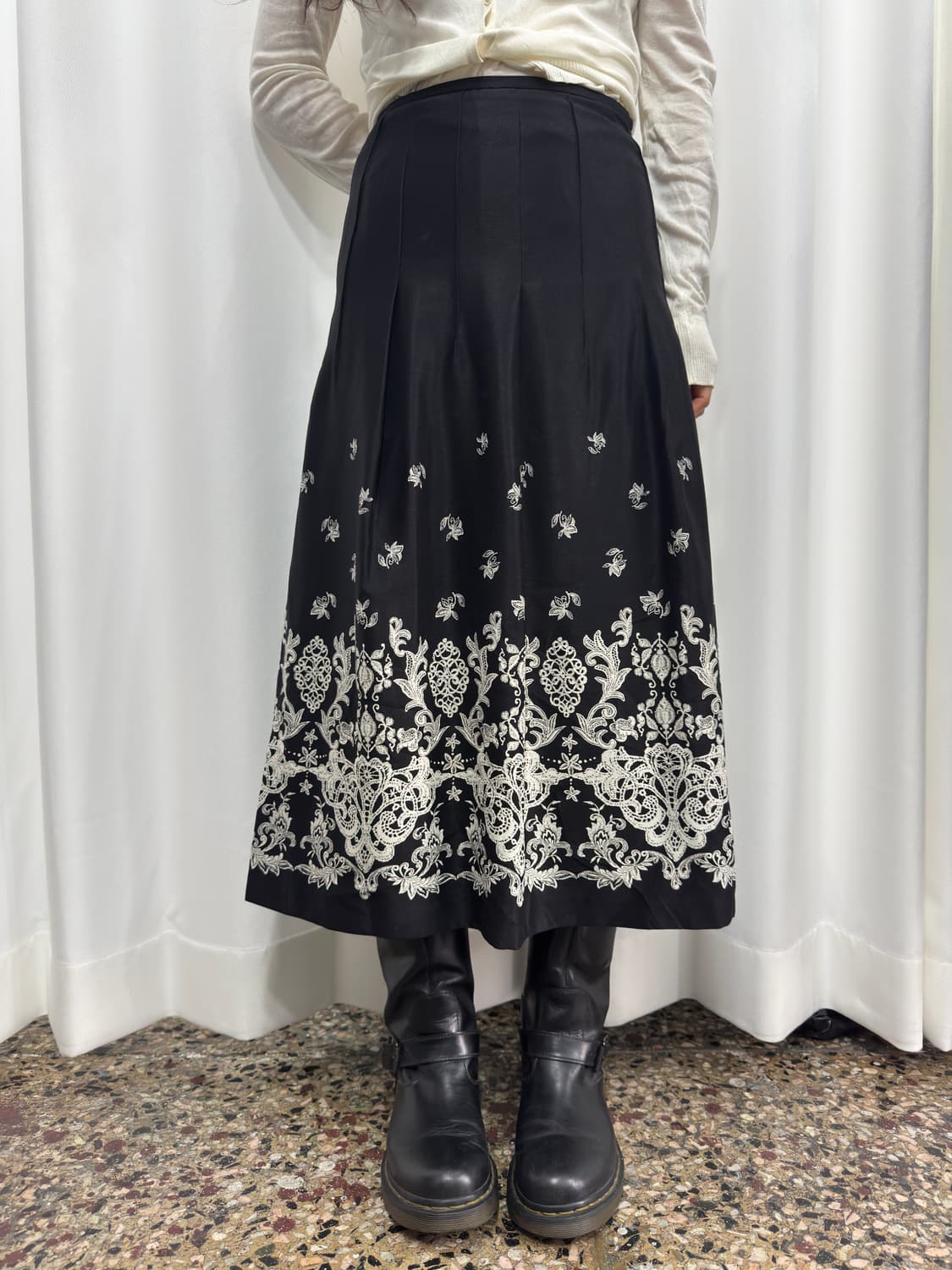ethnic long pleats skirt 상품이미지2