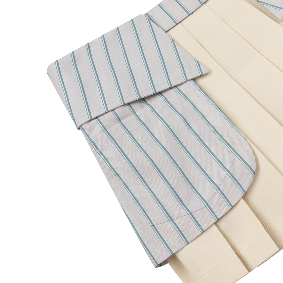 (S,M) 애슐리 윌리엄스 스트라이프 미니 스커트 / 크림 상품이미지4