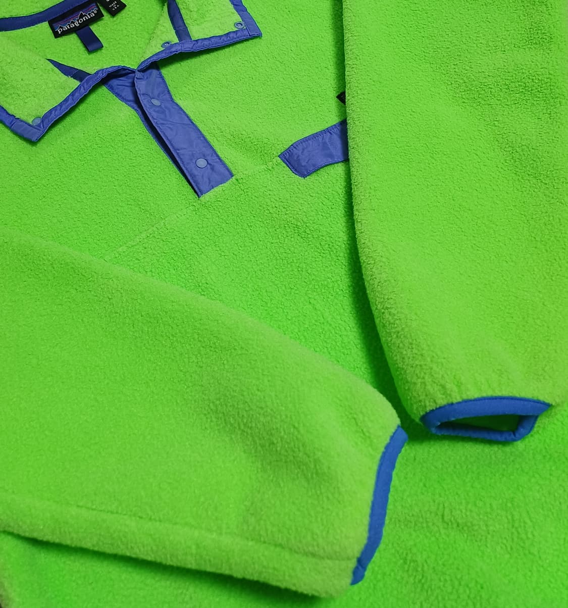 🇺🇸 [S] 파타고니아 신칠라 스냅티 올드 모델 - 네온 그린 상품이미지7