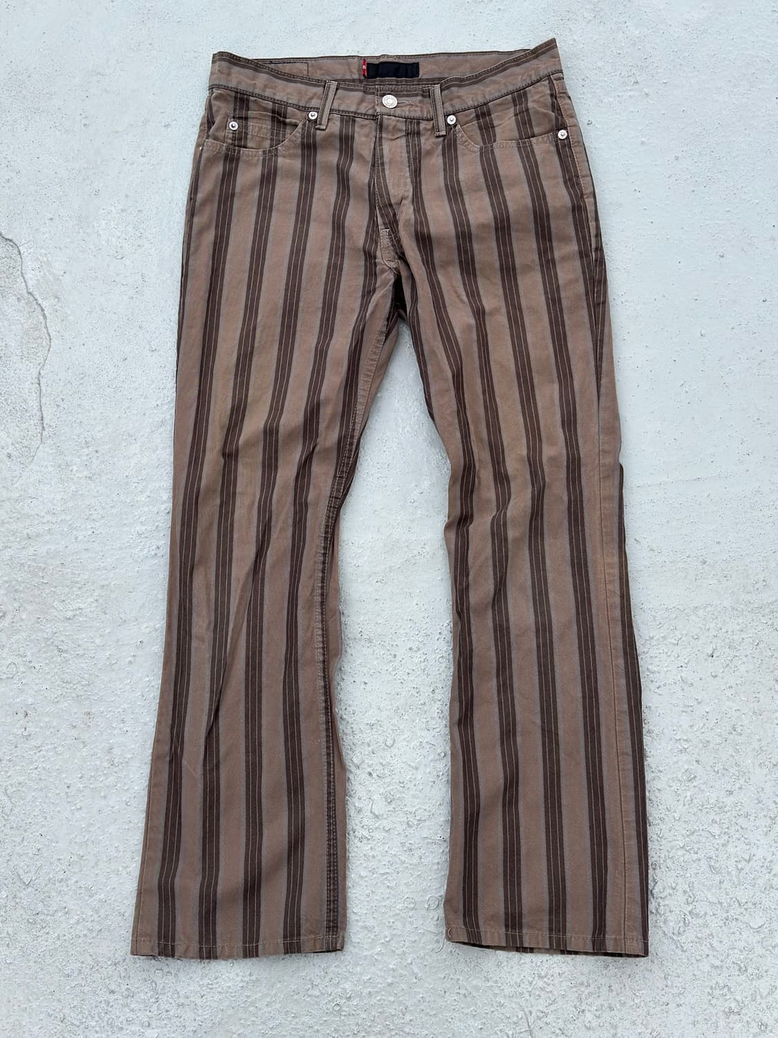 JPN Levi's PREMIUM RED TAB 스트라이프 팬츠 상품이미지1