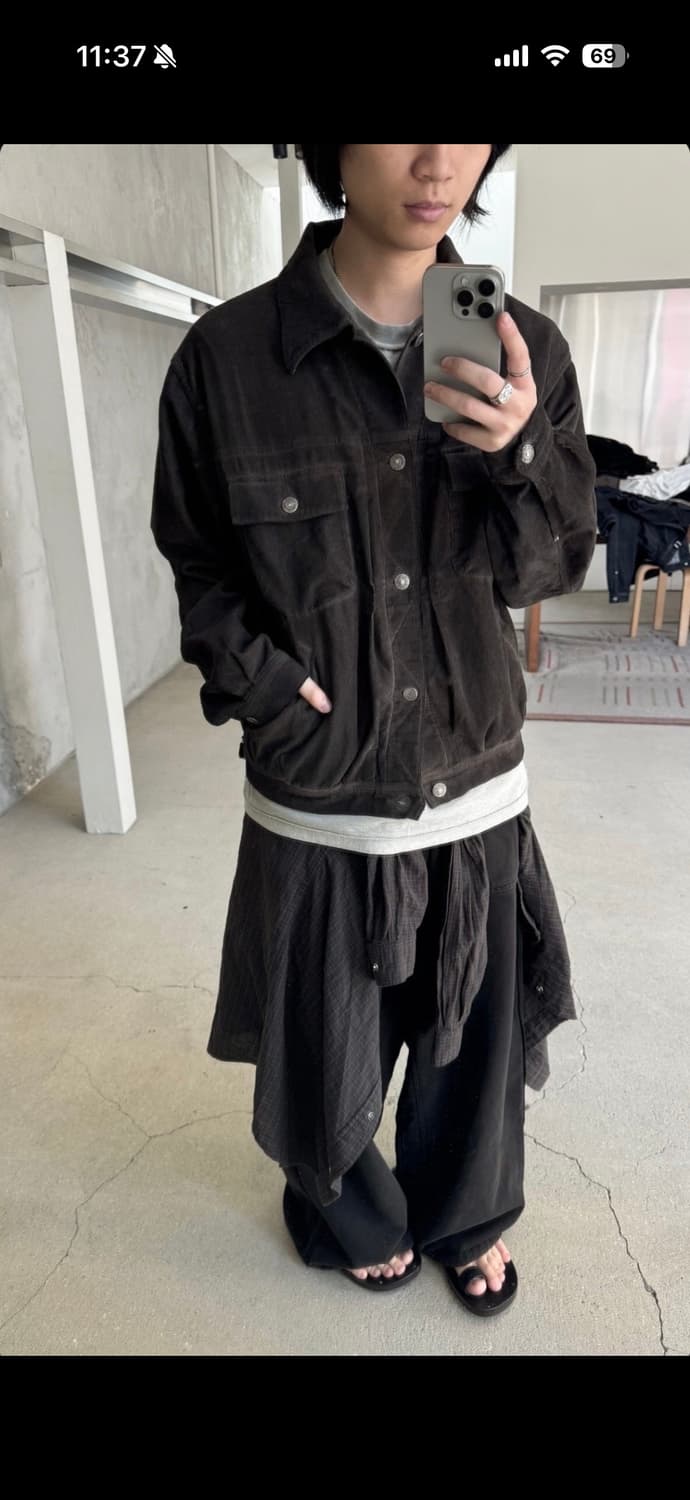 초판 폴리테루 카모 브라운 트러커 상품이미지1