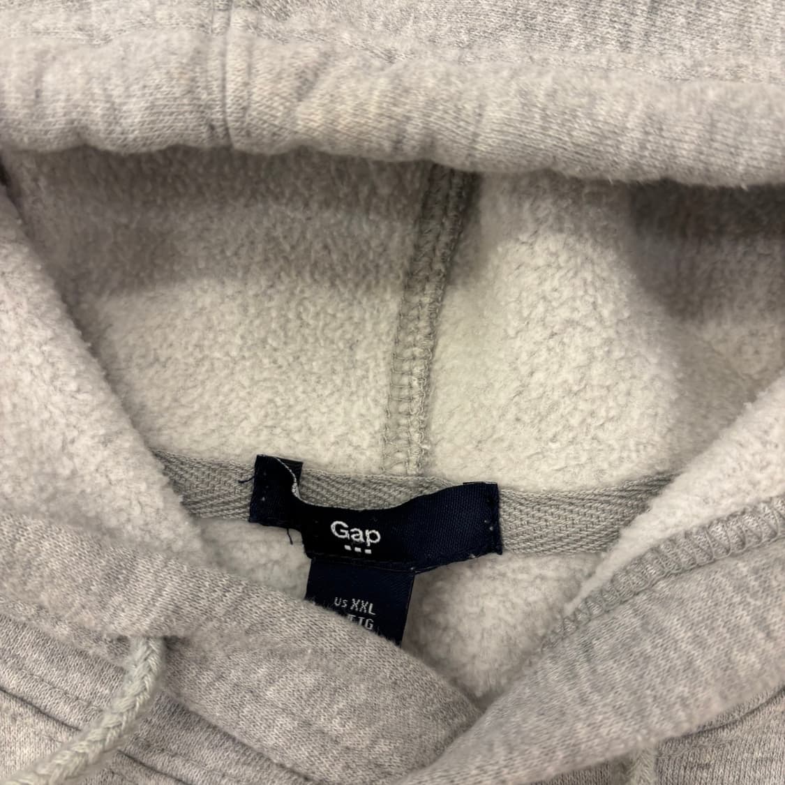 갭 빅로고 그레이 후드티 상품이미지3