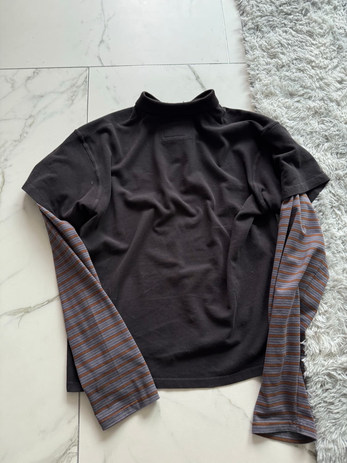 ERL 더블 슬리브 폴로 티셔츠 L 상품이미지3