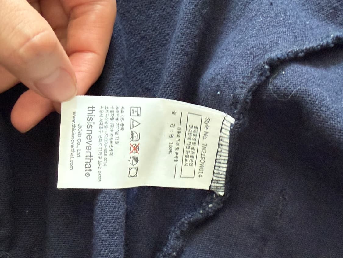 디스이즈네버댓 자켓 네이비 상품이미지5