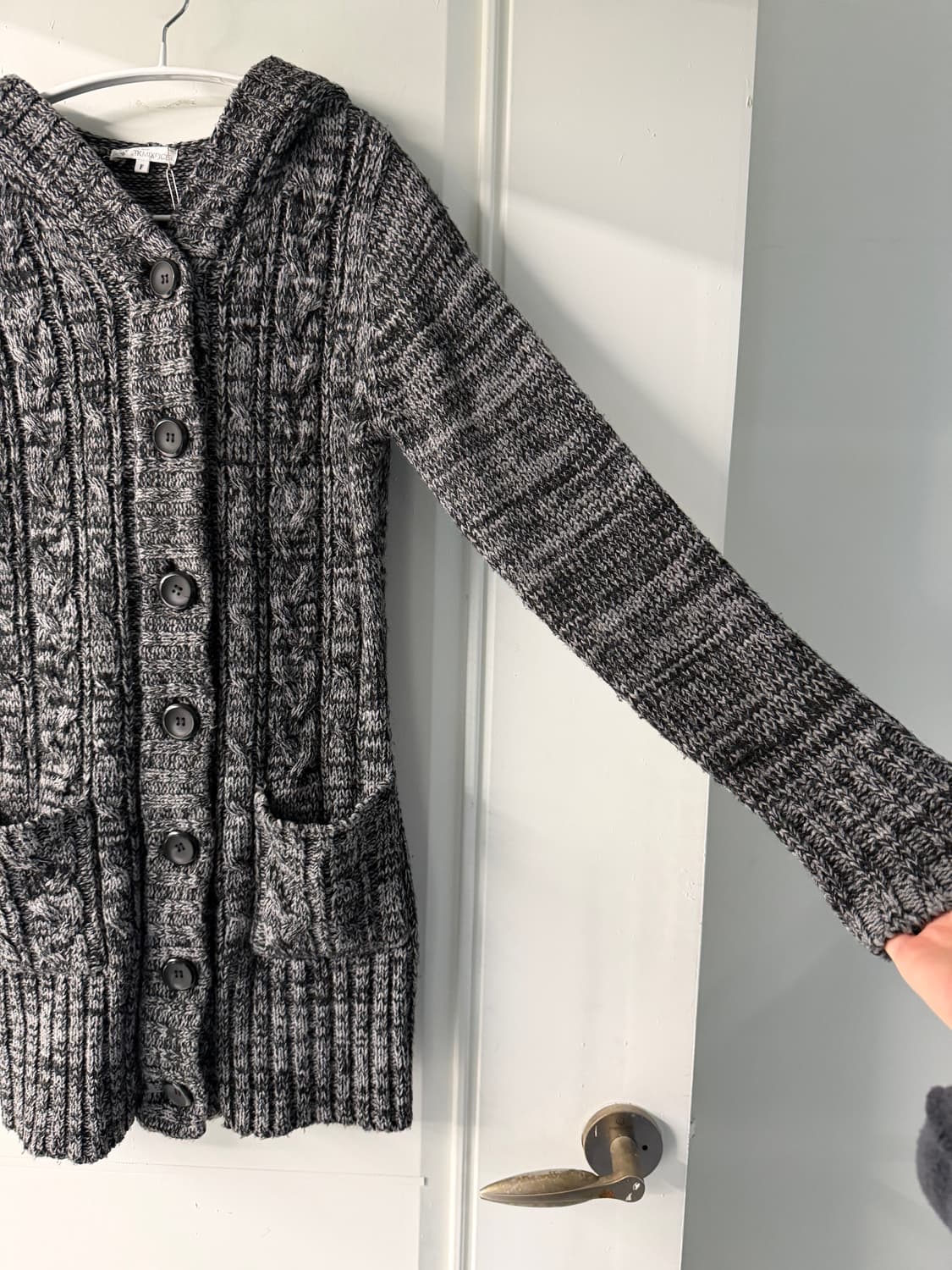 일본빈티지 멜란지 보카시니트 롱 가디건 상품이미지7