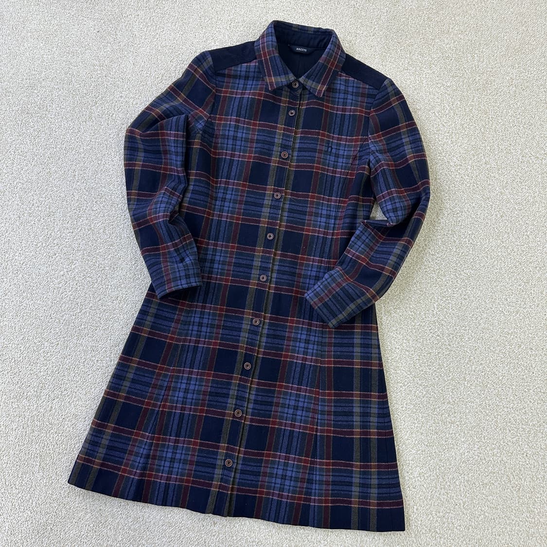 85-160 헤지스 체크 패턴 원피스 0323D 상품이미지1