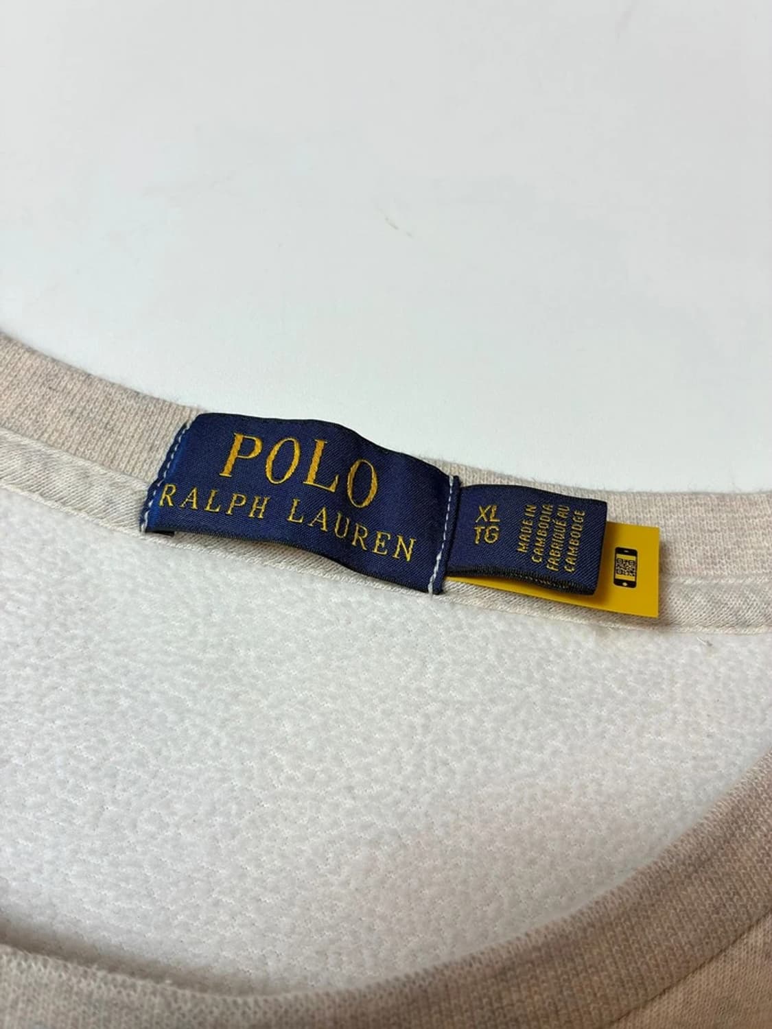 폴로 랄프로렌 로고 큐알 크루넥 맨투맨 PN8972 상품이미지6