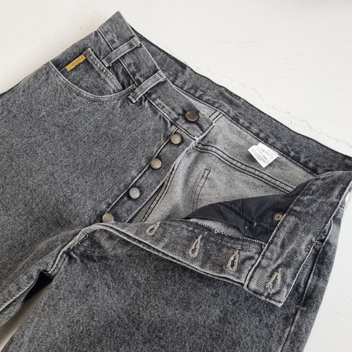 90S ARMANI JEANS 흑청 데님팬츠 - 32 상품이미지9