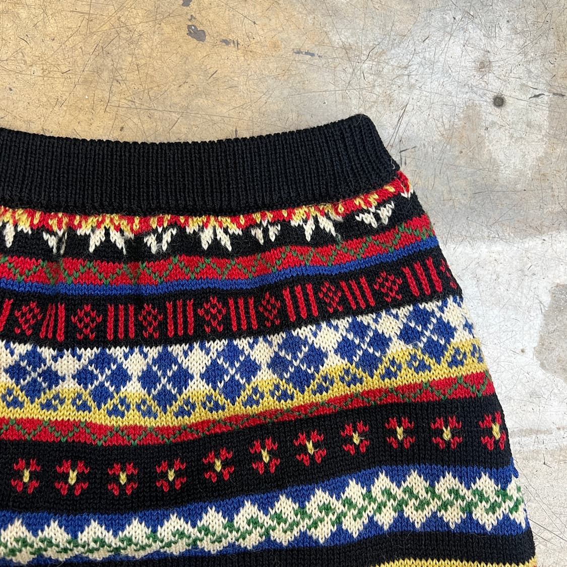 노르딕 니트 스커트 상품이미지2