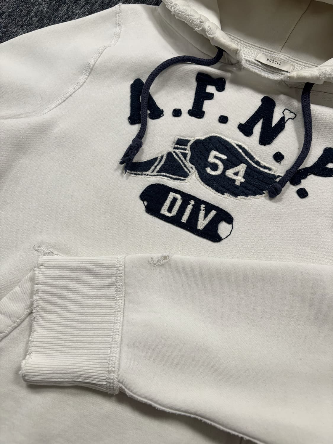 아베크롬비 화이트 후드 상품이미지5