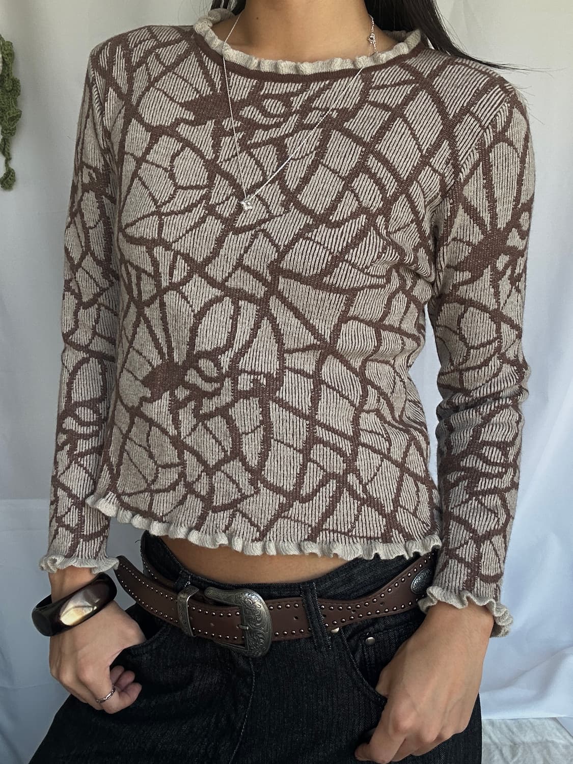 빈티지 에스닉 니트 상품이미지1