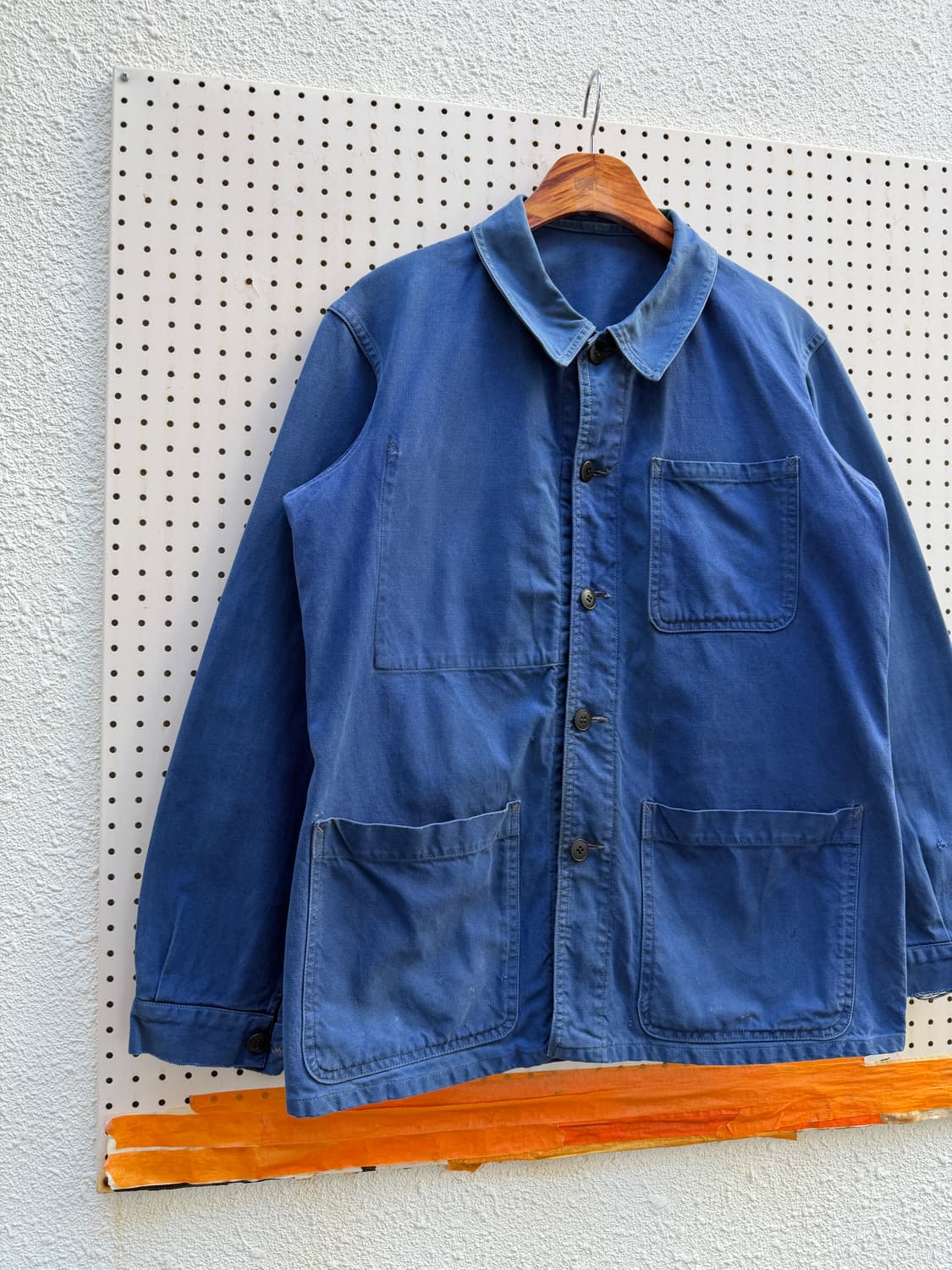 1950s OLD MODEL ROUND COLLAR 50s프렌치워크자켓 상품이미지3