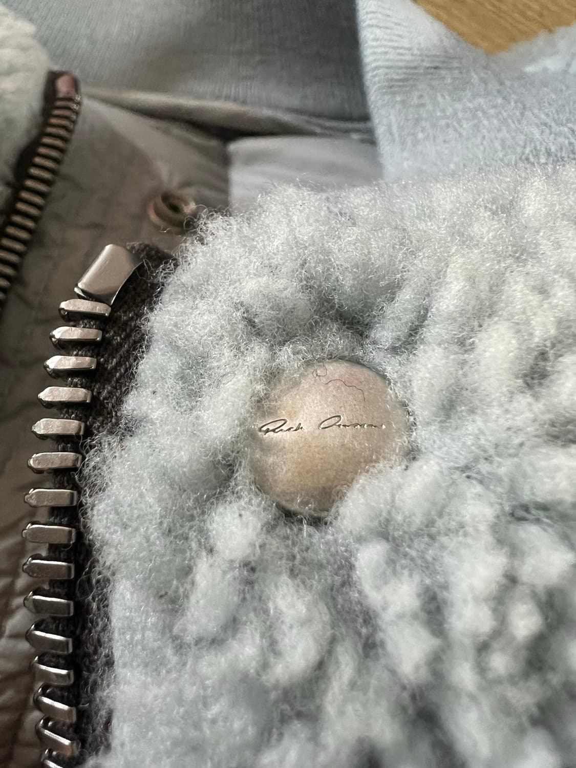 릭오웬스 포터빌 플라이트 시어링 구스봄버 상품이미지4