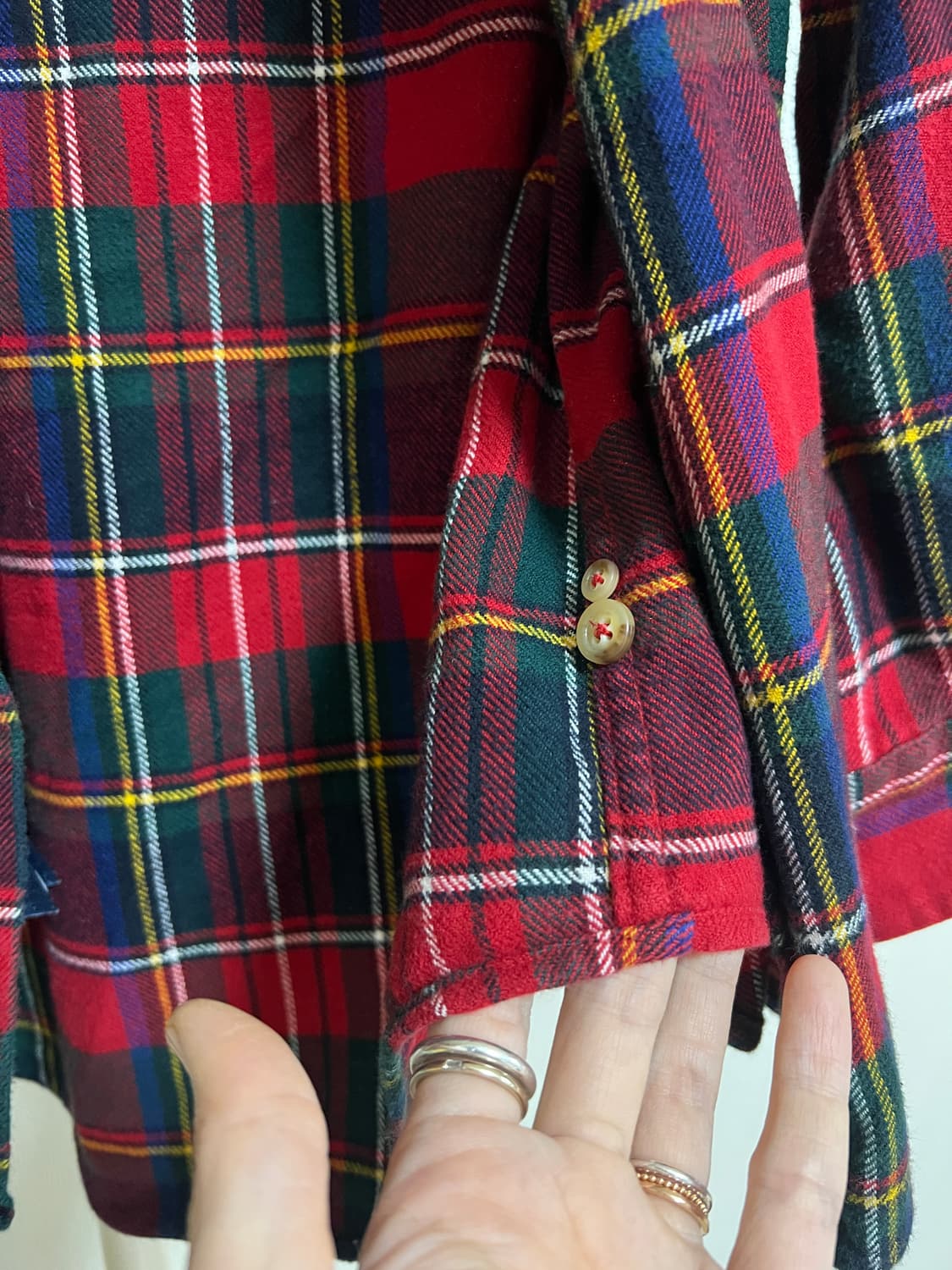 Polo Ralph Lauren Red Tartan Flannel Shi 상품이미지6