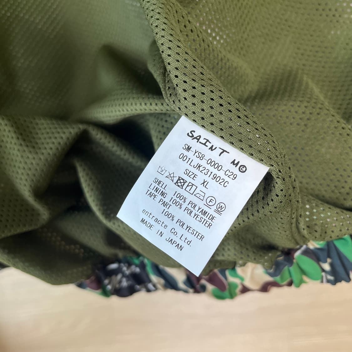 [XL] 베이프 X 세인트마이클  카모 자켓 세인트미카엘 상품이미지4