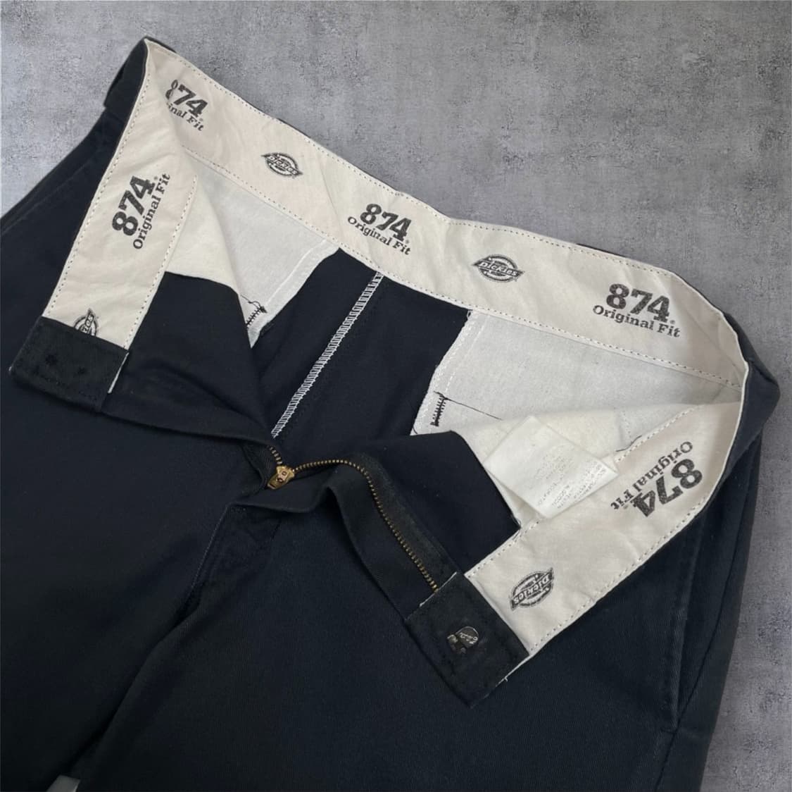 디키즈 Dickies 874 오리지널 핏 블랙 워크팬츠 상품이미지4