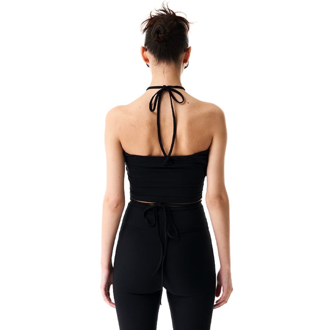 배디 Chain HalterNeck Tank Top Black 상품이미지2
