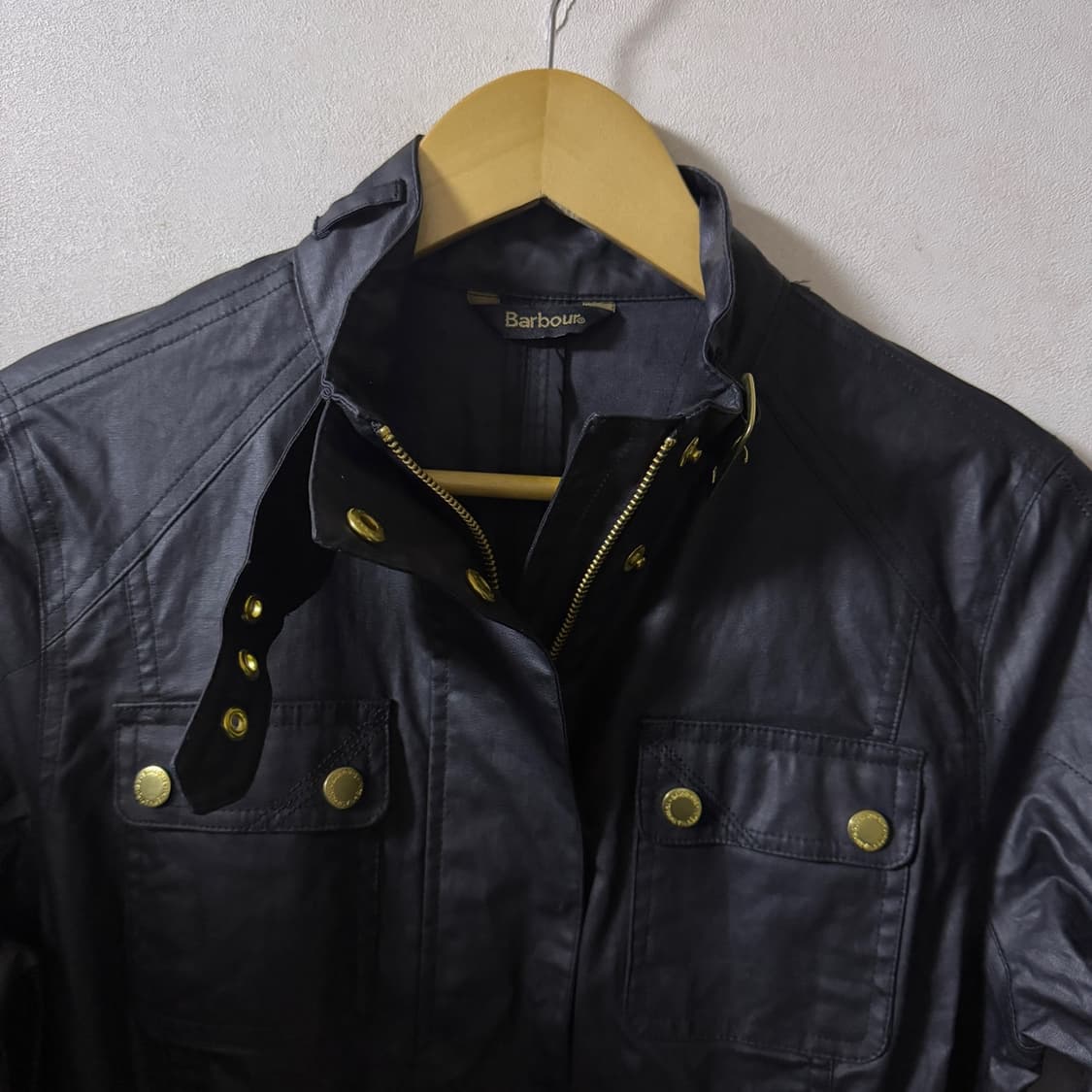  바버 클래식 자켓 블랙 36 (여성 55정도) 상품이미지2