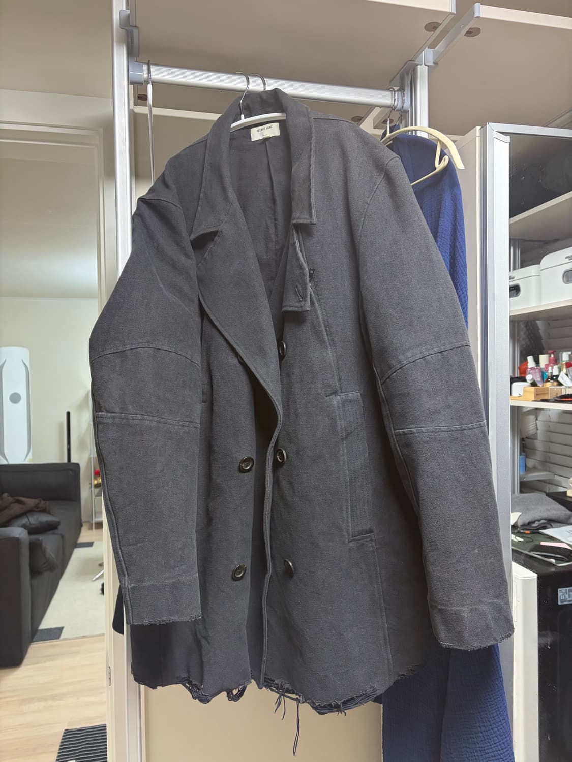 Helmut lang distressed peacoat L헬무트랭 피코트 상품이미지2