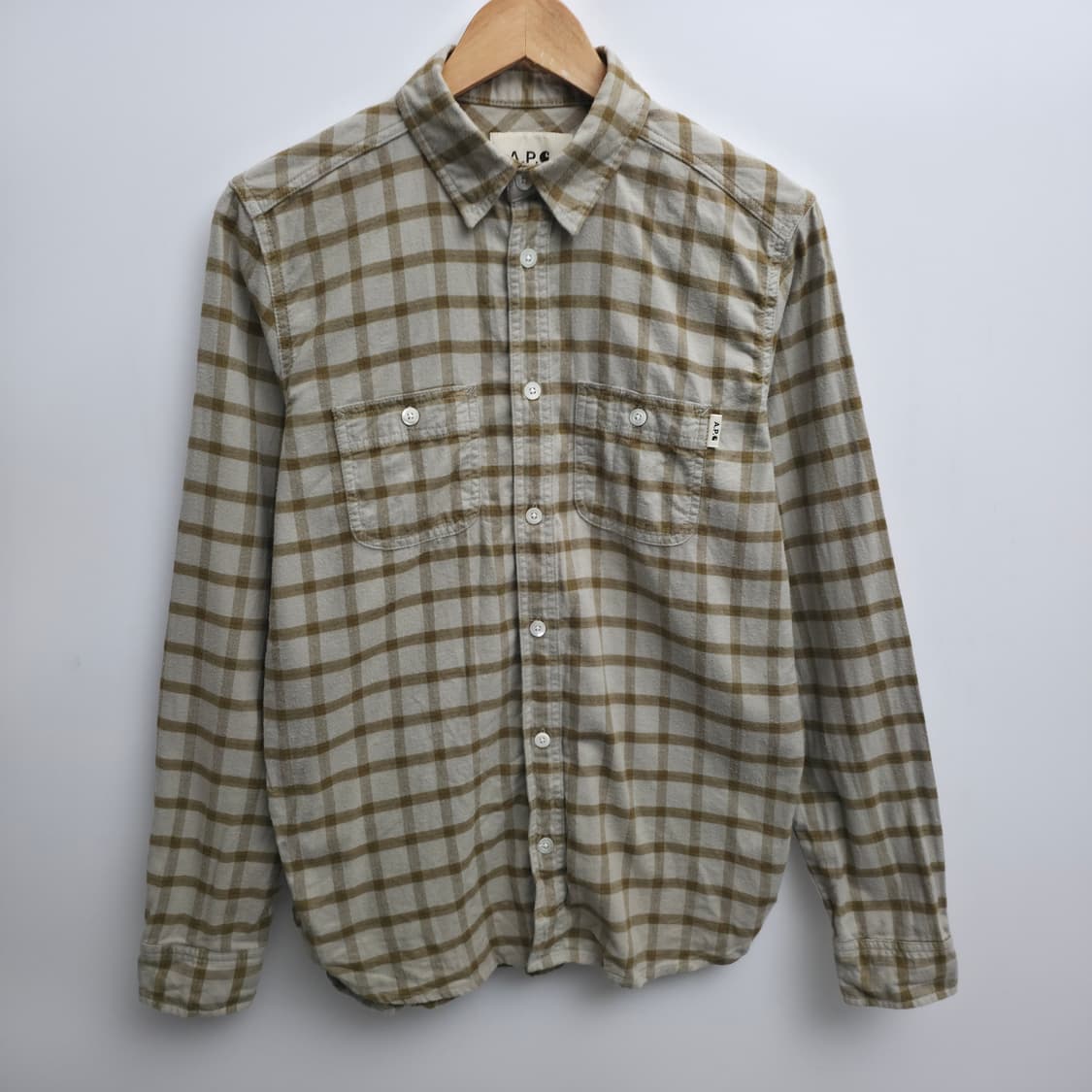 [S] 칼하트 x A.P.C. 체크 셔츠 상품이미지1