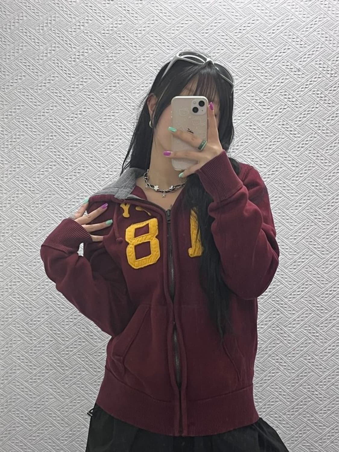 아베크롬비 Y2K 빈티지 후드집업 M C06971 상품이미지2