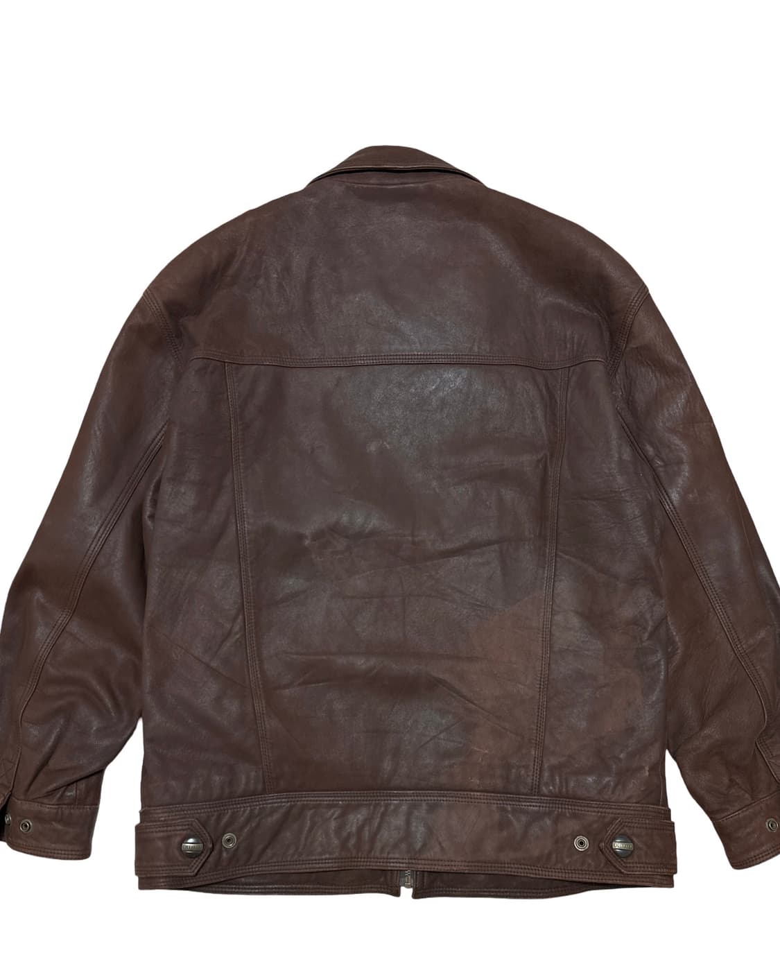 휴고 보스 브라운 레더 블루종 자켓 상품이미지4