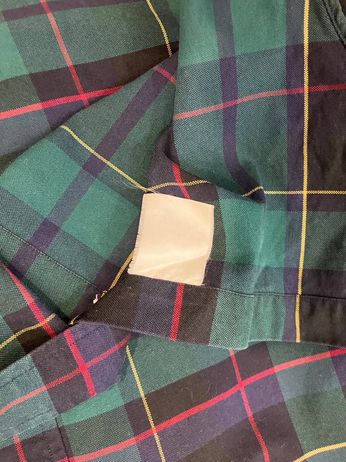 폴로랄프로렌 스코티시 테리어 자수 플래드 타탄체크 셔츠 상품이미지6