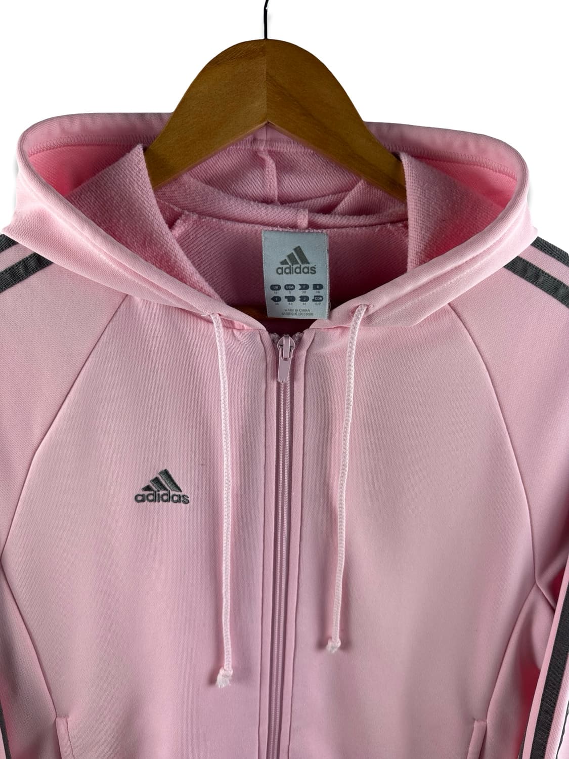 아디다스 핑크 그레이 딸기우유 후드플락3100 상품이미지3