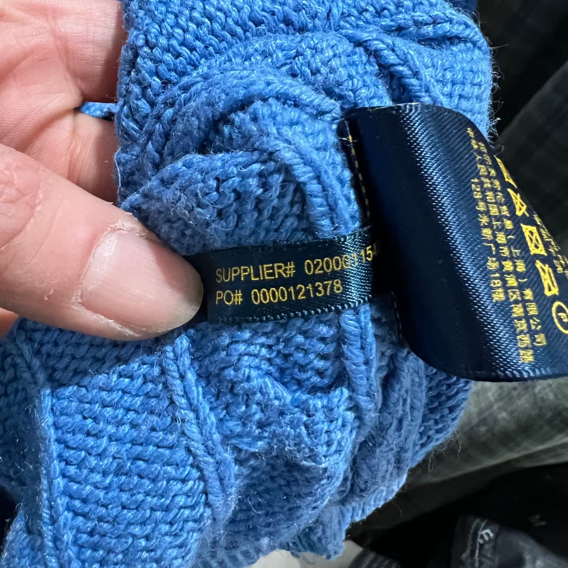 폴로 랄프로렌 반집업 꽈배기 니트 s09331 상품이미지8