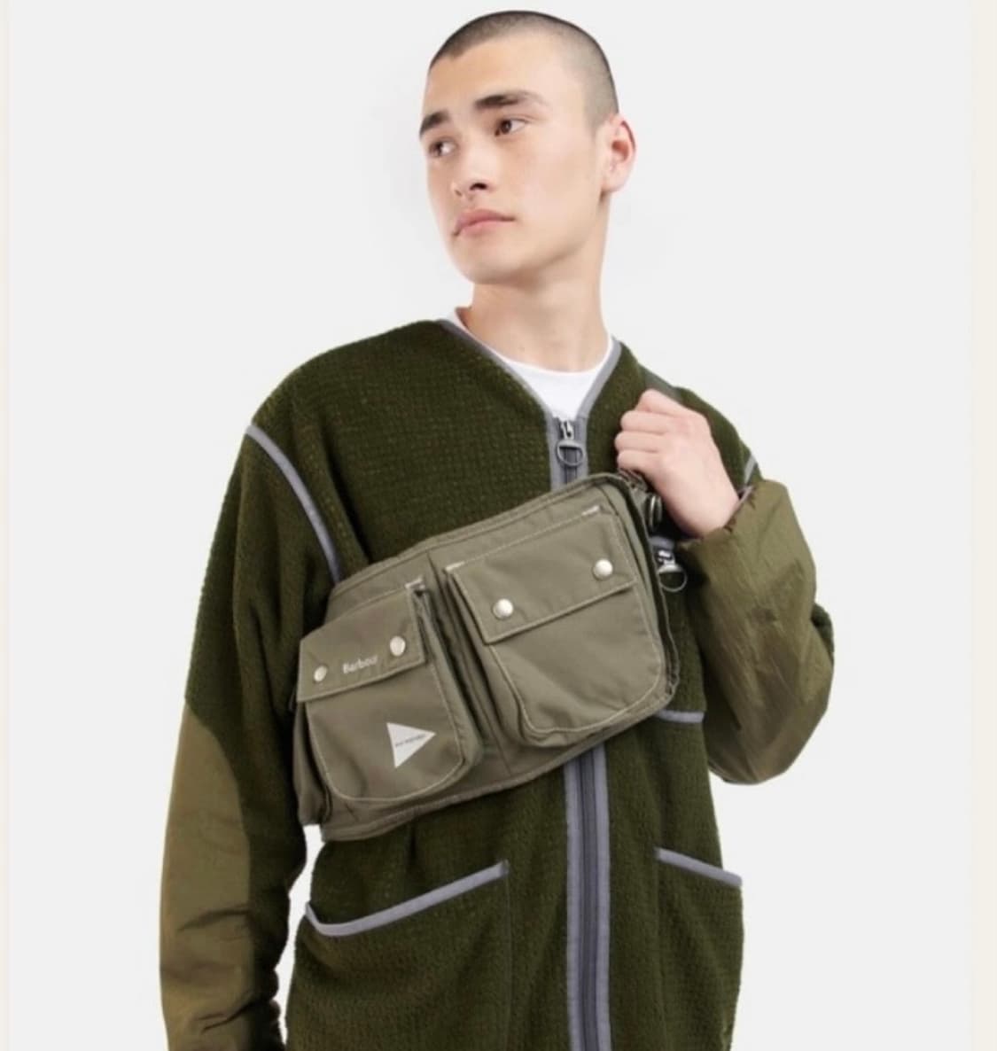 Barbour 바버 x 앤드원더 벨트백 상품이미지2