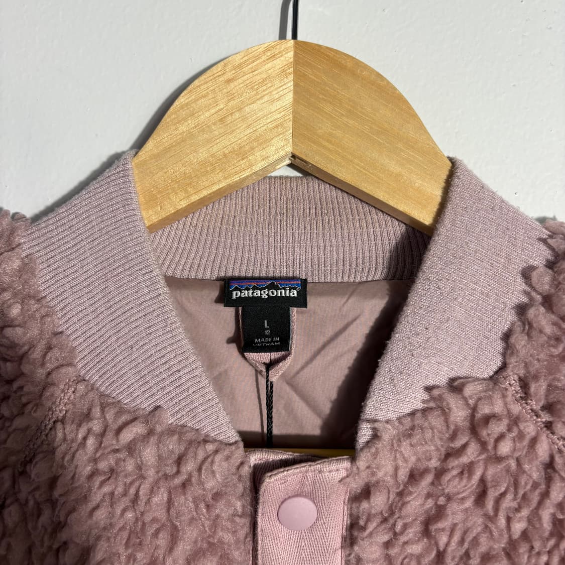 파타고니아 빈티지 더스티 핑크 보아 플리스 자켓 (무료배송) 상품이미지3