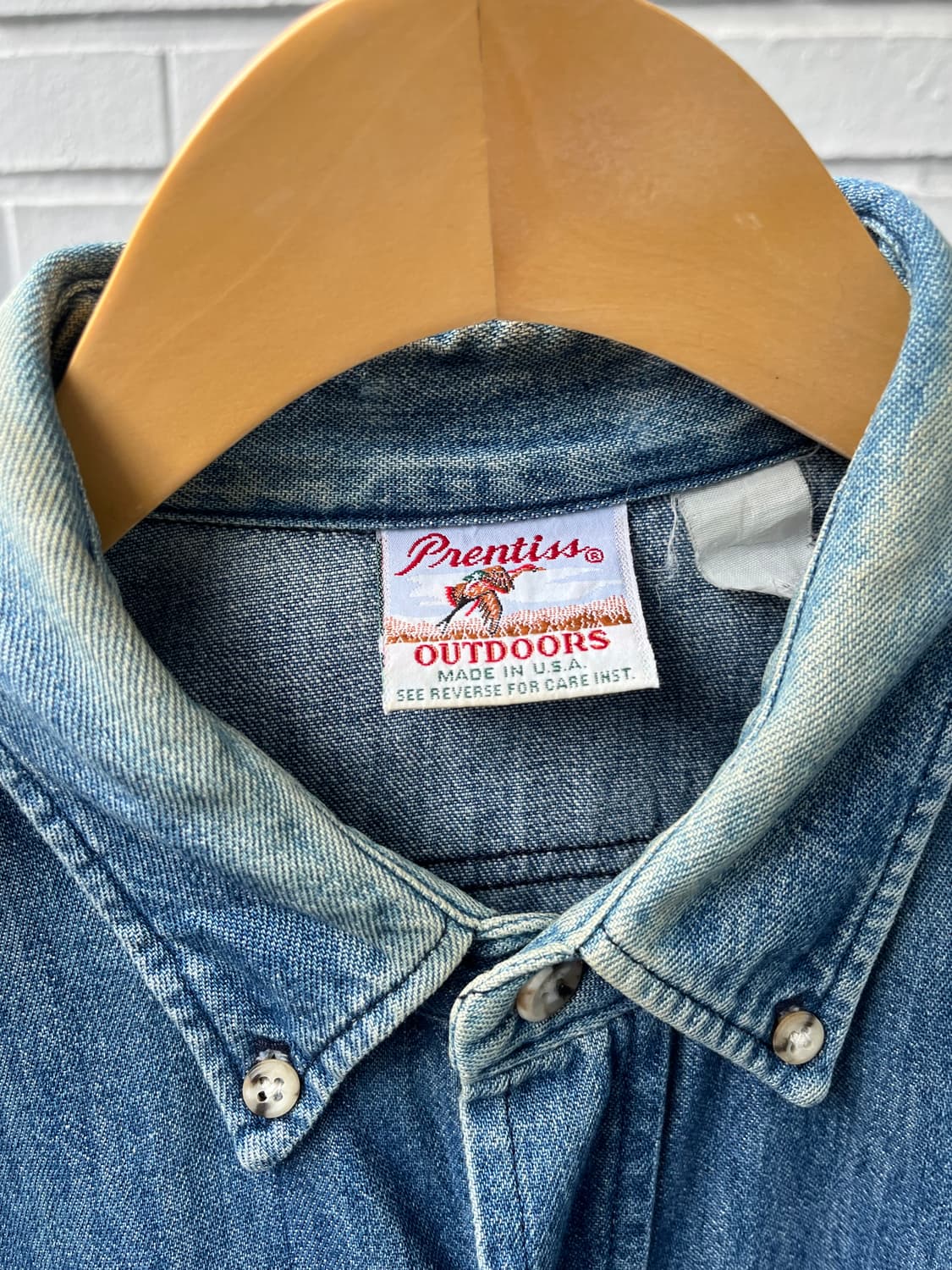 90's Prentiss denim shirt (made in USA) 상품이미지6