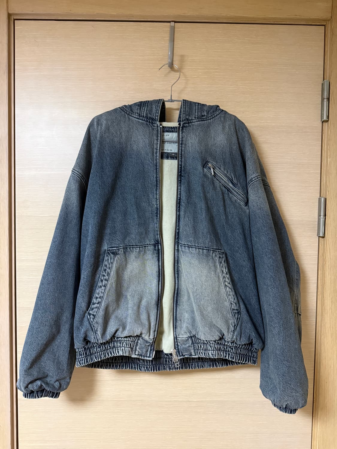 벨리에 자켓 가르송 데님 후디 점퍼 - 빈티지 인디고 95 (or교환) 상품이미지3