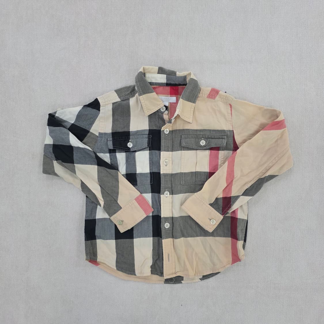 [110] 버버리 키즈 빈티지 체크셔츠 1231J 상품이미지1