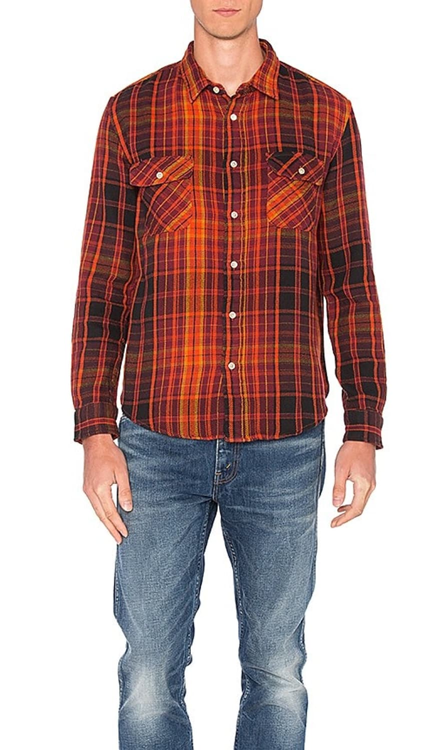 리바이스 LVC 1950's 숏혼 플란넬 셔츠 멀티 S 상품이미지9