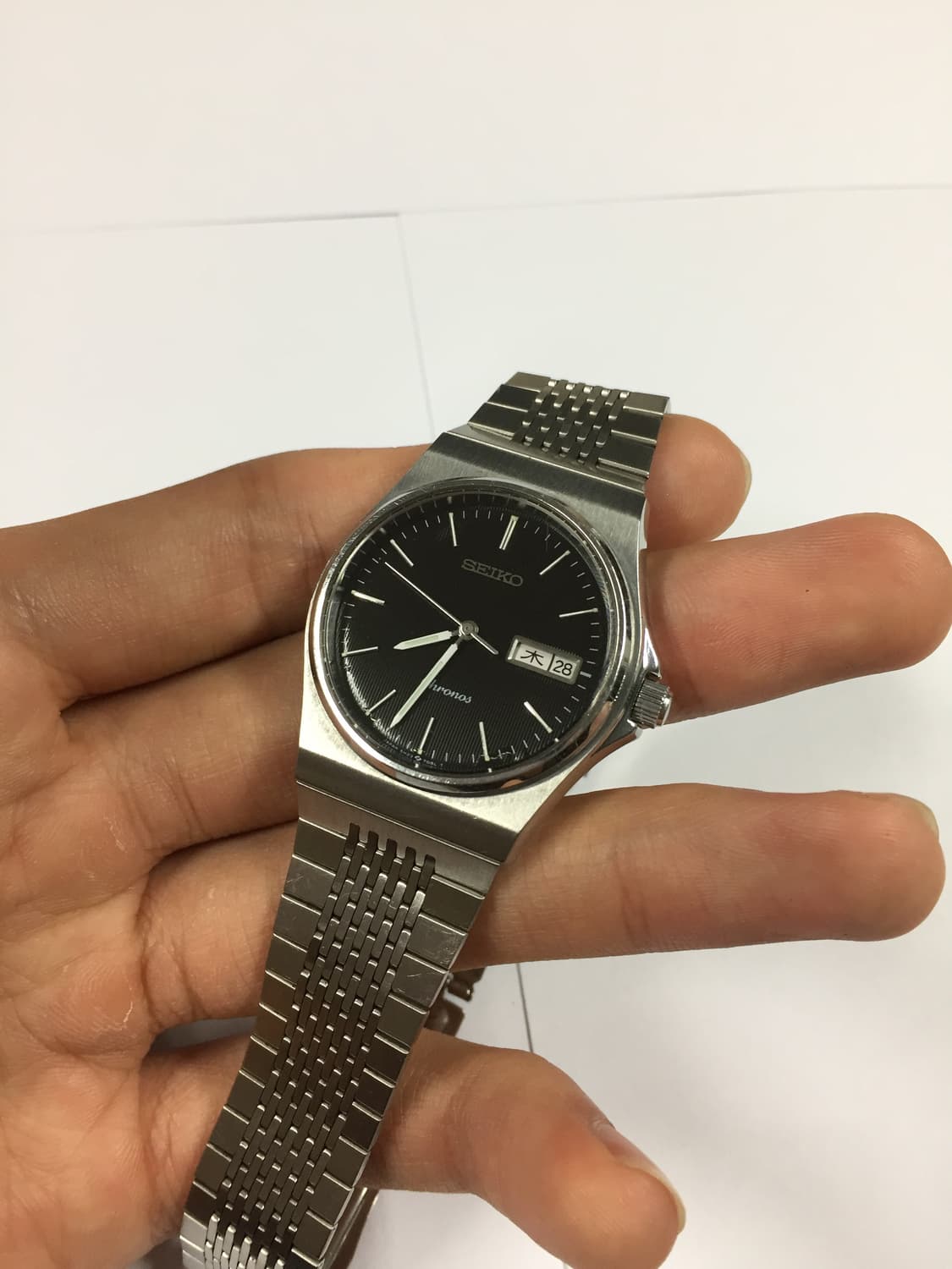 80s seiko chronos quatz day-date 상품이미지2