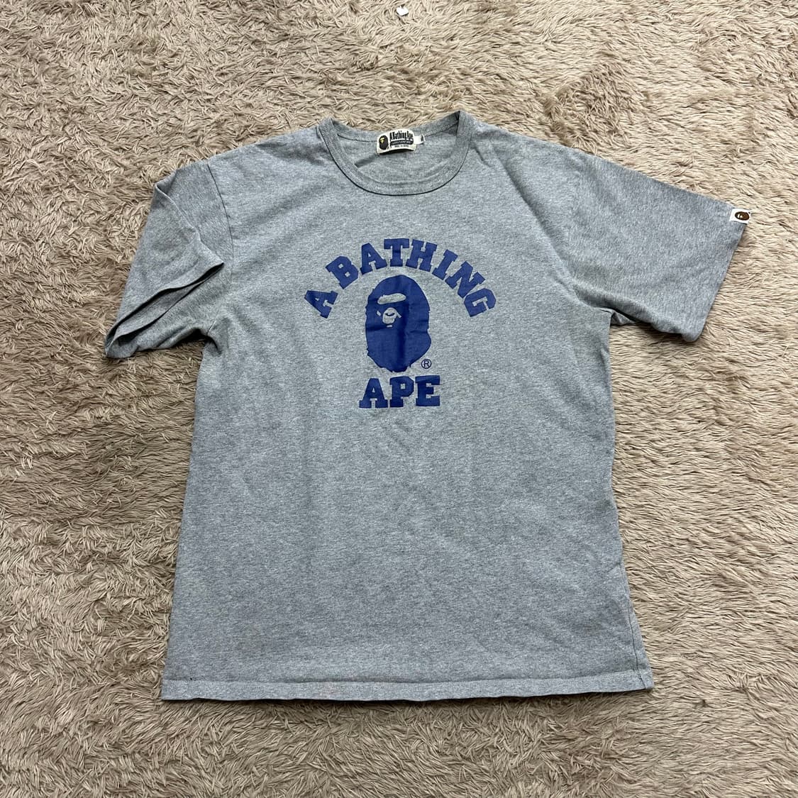 베이프 bape 유인원 프린팅 숏 슬리브 티셔츠 상품이미지1