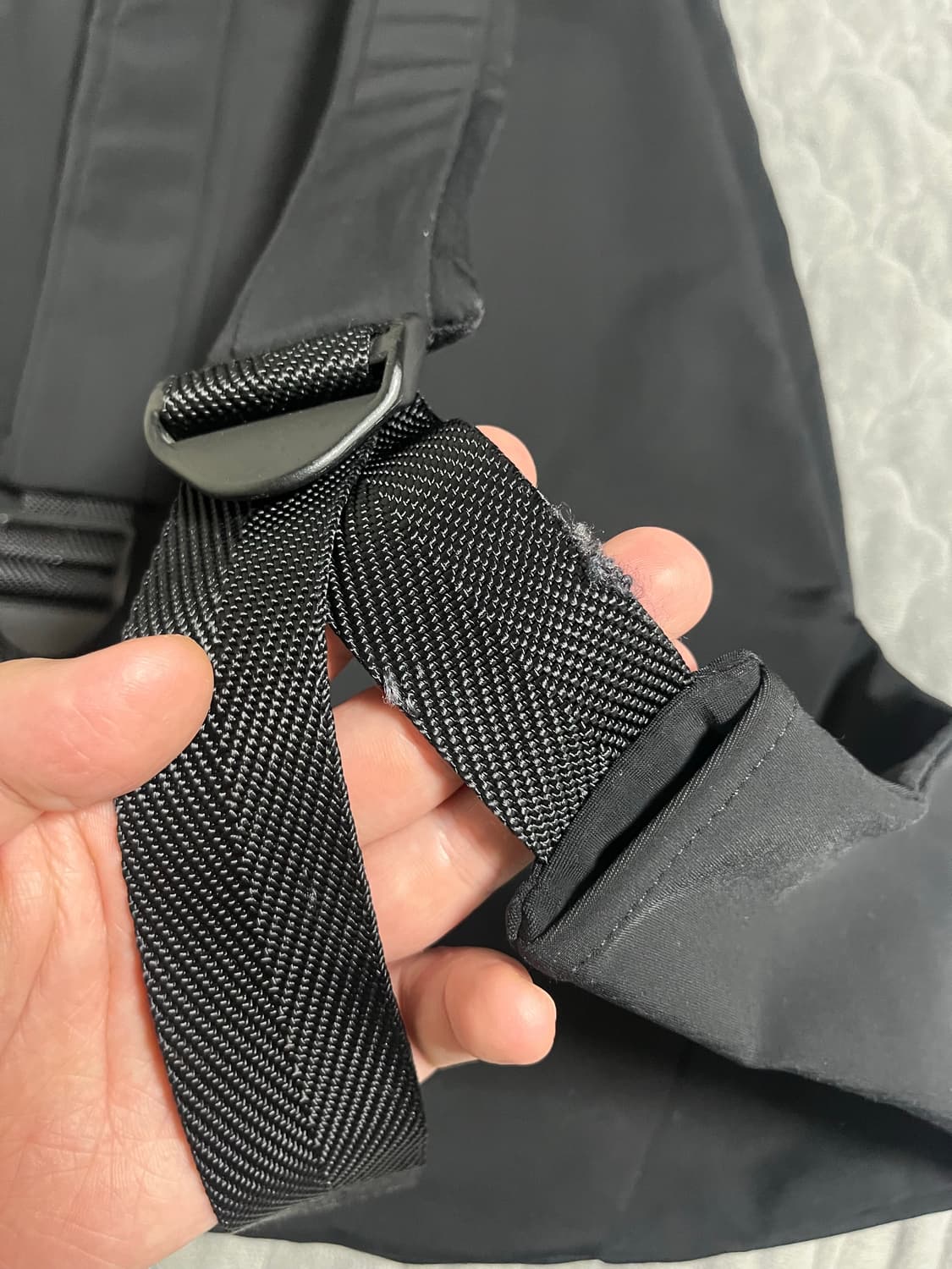 Y-3 요지야마모토 사이드 지퍼 백팩 블랙 상품이미지4