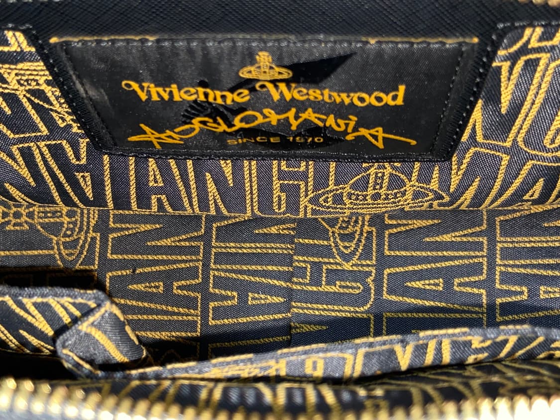 비비안웨스트우드 블랙 금장 토트백 상품이미지7