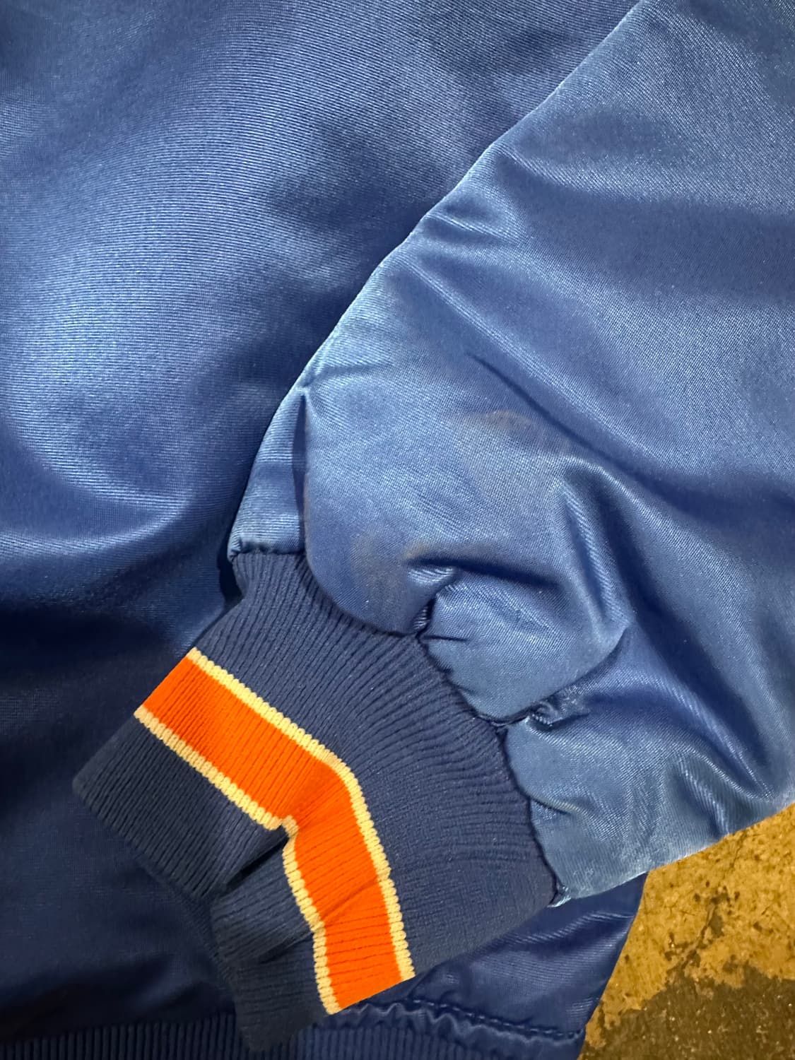 빈티지 90s 스타터 뉴욕 메츠 사틴 자켓 상품이미지6