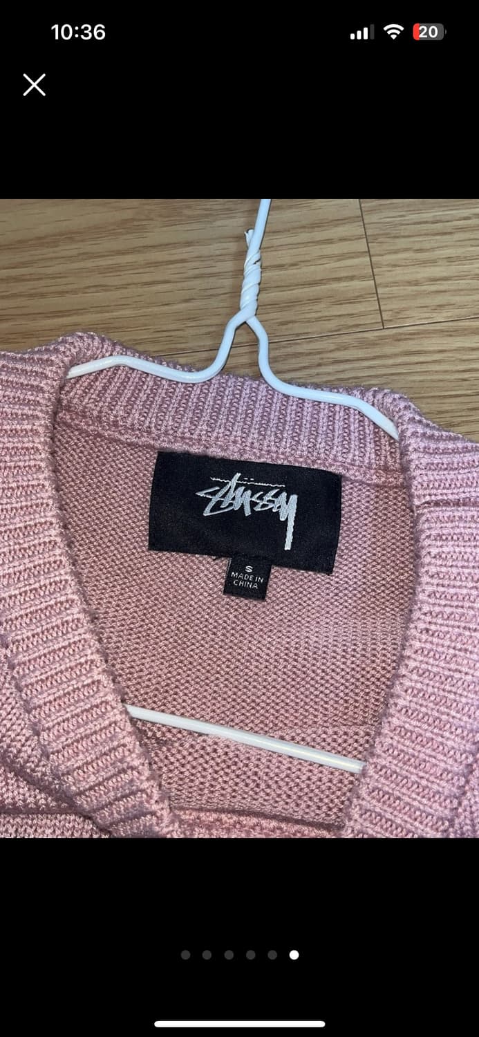 스투시 핑크 니트 s 사이즈 상품이미지5