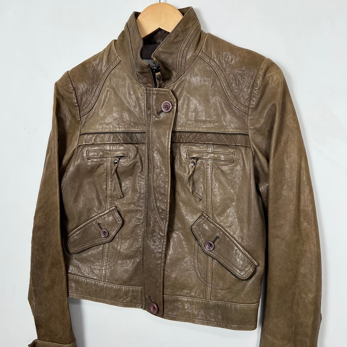 Naf Naf lambskin jaket 상품이미지2