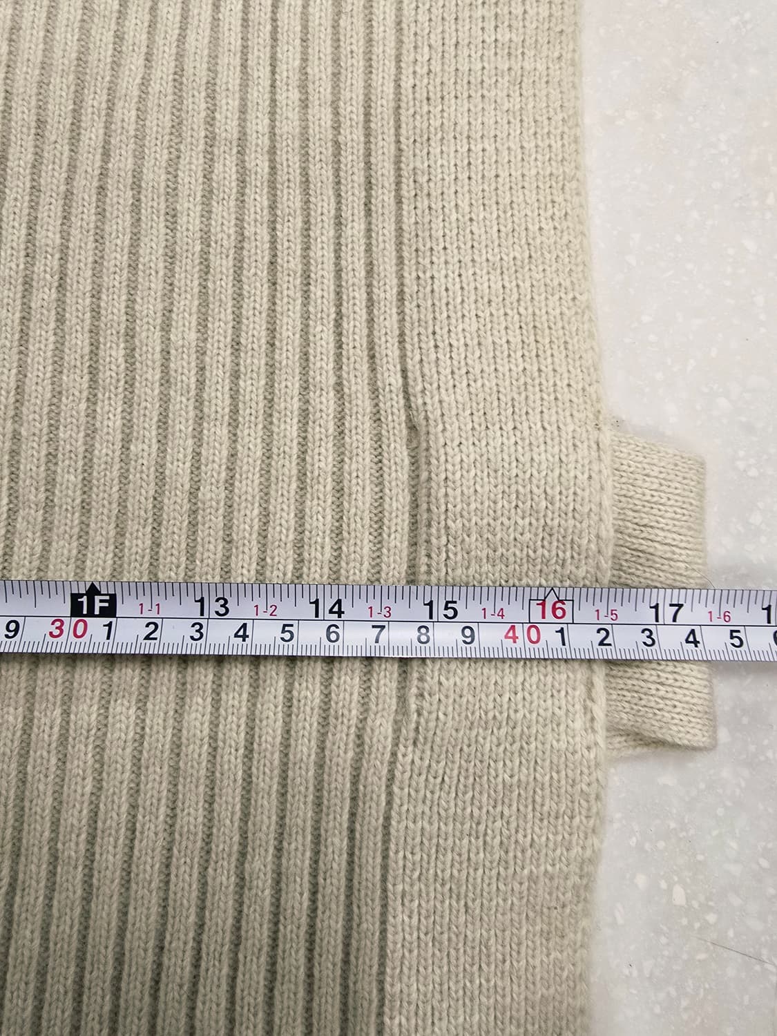 JS뉴욕 아이보리 카라넥 니트 조끼 상품이미지7