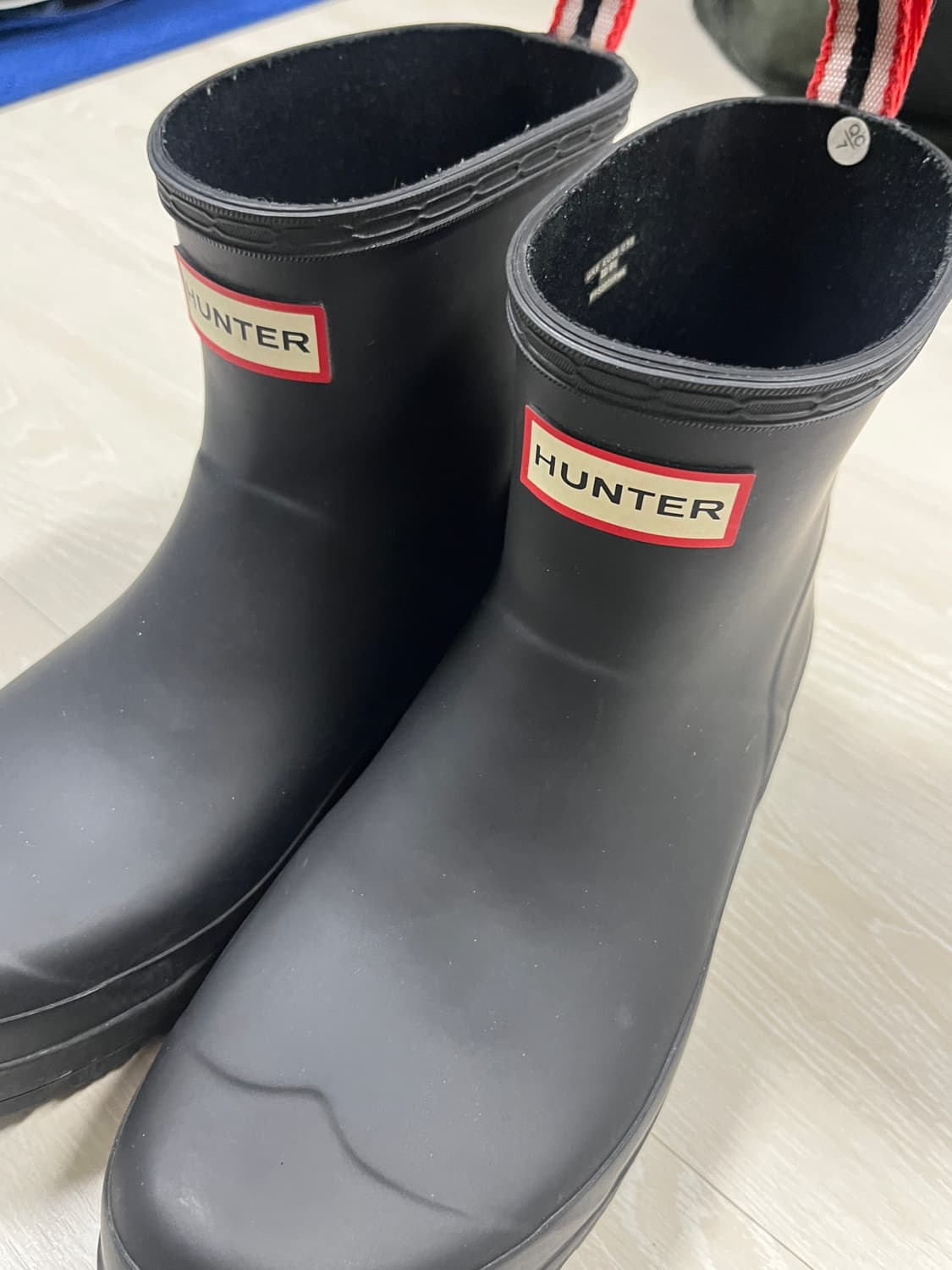 헌터 플레이 숏 레인부츠 블랙 250 상품이미지3